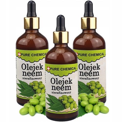 100% Naravno Hladno Stiskano Neem Olje, 100 ml - Pure Chemical™