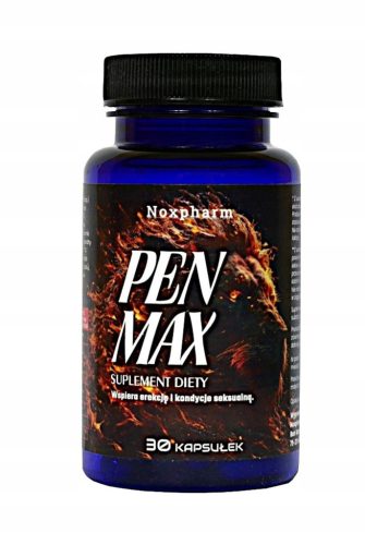 Pen Max: Naravni Prehranski Dodatek za Moško Spolno Zdravje (30 kapsul)