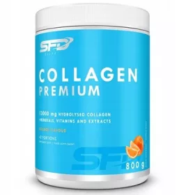   SFD COLLAGEN PREMIUM 13000 mg 800 g – hidroliziran kolagen z vitamini in minerali, okus pomaranče-maline