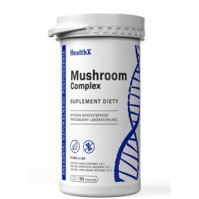   HealthX Mushroom Complex - Kompleks Gliv za Podporo Energije in Imunosti