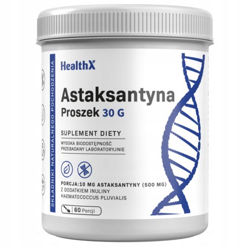 HealthX Astaksantin 30g – Močan Antioksidant za Aktiven Življenjski Slog