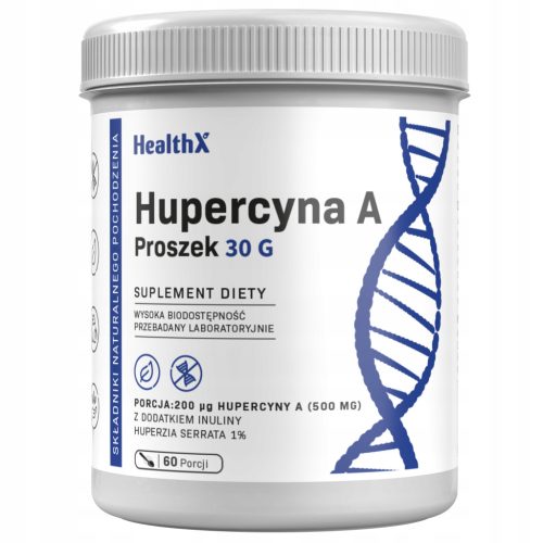 HealthX Huperzin A 30 g - Dodatek za Izboljšanje Spomina in Koncentracije