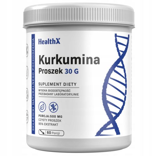 HealthX Kurkuminov ekstrakt 95%, 500 mg - Podpora za zdrave sklepe in prebavo