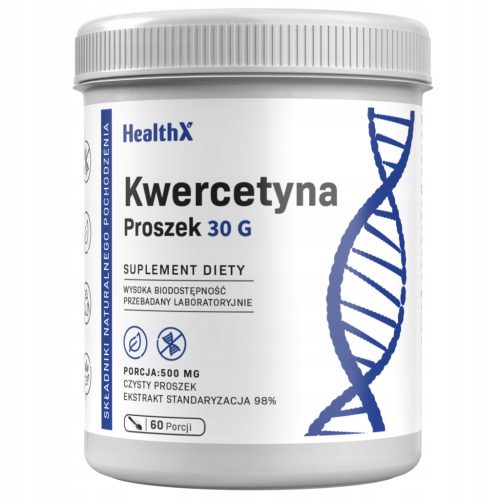 HealthX Kwercetin 98% 30 g - Naravni flavonoid za močno antioksidativno zaščito
