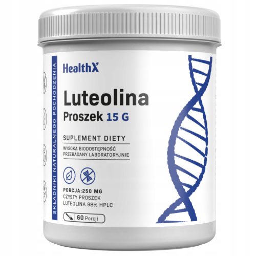 HealthX Luteolin 98% 15 g - Naravni dodatek za možgansko zdravje in protivnetno delovanje