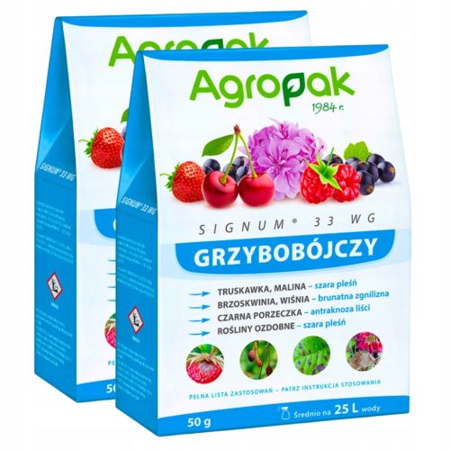 AGROPAK SIGNUM 33 WG 50G – Dvojni paket fungicidov za zaščito sadja