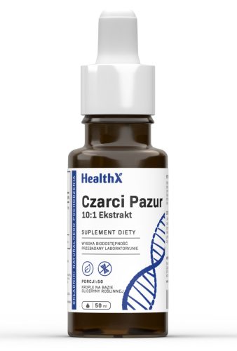 Ekstrakt Hudičeve Kremplje HealthX 10:1, 50 ml za gibljivost sklepov