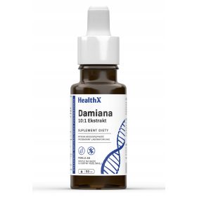   HealthX Damianin Ekstrakt 10:1, 50 ml – Naravna podpora za energijo in vitalnost