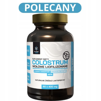 Kapsule Slavic Labs Colostrum Bovinum z 48% IgG – Okrepitev Imunskega Sistema