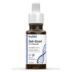   HealthX Ekstrakt Ginsenga 10:1, 50 ml - Naravna podpora za energijo in koncentracijo