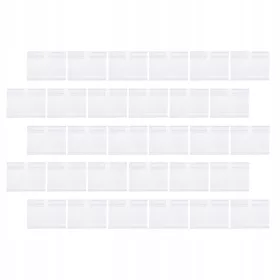    PVC ETIKETE, PLASTIČNE KAVLJICE, CENIK ZA POLICE, KOMPLET 50 KOSOV (60*42 MM) ZA NAKUPOVANJE