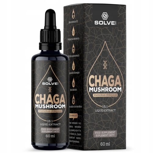 Kapljice ekstrakta Chaga gobe, 60ml - Naravna krepitev imunskega sistema