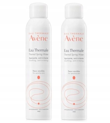 Avène Termalna Voda v Razpršilu, 2 x 300 ml - Idealna za Občutljivo Kožo