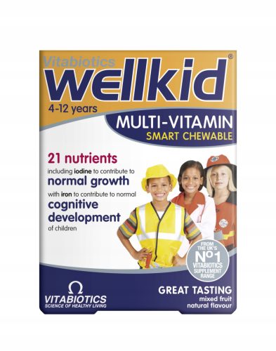 Wellkid Vitabiotics Multivitaminski Dodatek za Otroke, 30 Tablet