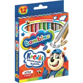 Bambino DEBELE otroške barvice, 12 barv