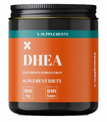 DHEA 100mg - Podpora za hormonsko ravnovesje, energijo in vitalnost - 100 kapsul