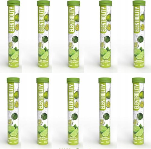 Elektroliti Activlab z glukozo in vitamino C, 20 šumečih tablet z okusom limete