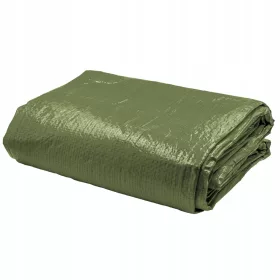 Ojačana zaščitna ponjava zelene barve 3 x 4 m, 90g