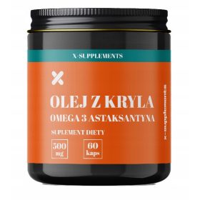   Krilovo olje 500mg 60 kapsul – Omega 3, Astaksantin, EPA, DHA za zdravje srca