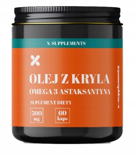 Krilovo olje 500mg 60 kapsul – Omega 3, Astaksantin, EPA, DHA za zdravje srca