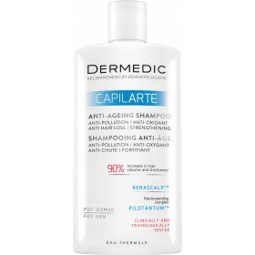   Shampoo Dermedic Capilarte Anti-Age za rast las in prehrano, 300 ml