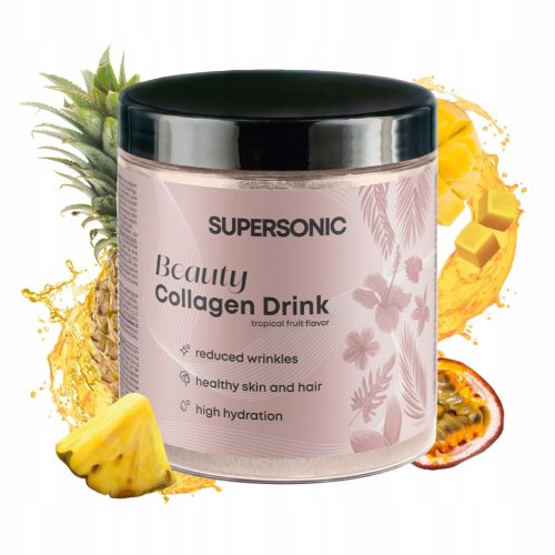 Kolagen Beauty Drink Supersonic - poprawa skóry, włosów in paznokci