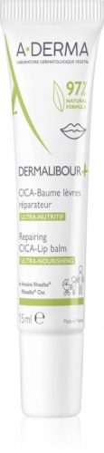 A-Derma Dermalibour+ balzam za ustnice 15 ml