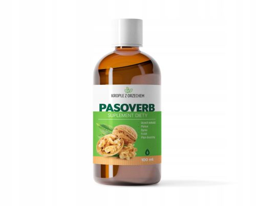 PASOVERB Kapljice proti parazitom z naravnimi zelišči - 100 ml