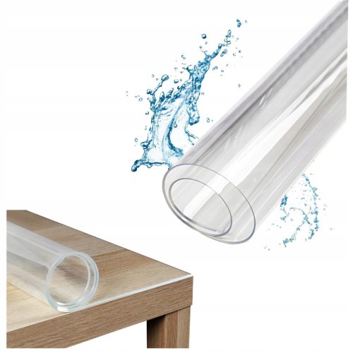 Zaščitna prozorna PVC folija za mizo ali pisalno mizo, debelina 1 mm, 100x200 cm