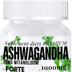   Ashwagandha KSM-66 1000mg: Naravni Adaptogen za Boljši Spanec in Koncentracijo