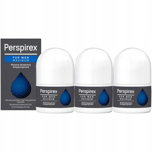 Perspirex Men Maximum Roll-on - Antiperspirant za moške za maksimalno zaščito proti potenju