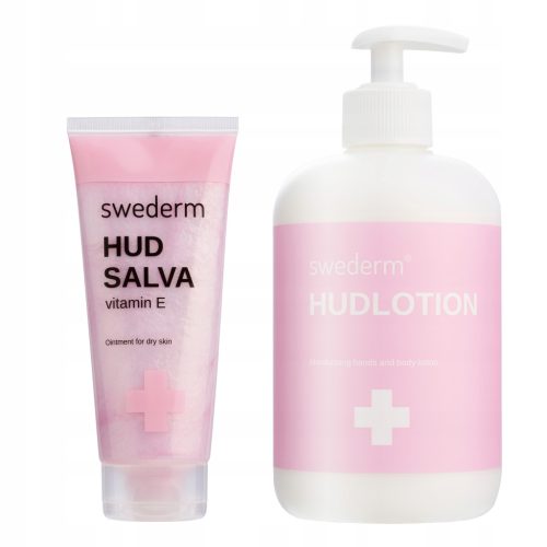 Swederm Komplet z Mazilom Hudsalva z Vitaminom E in Balzamom Hudlotion za Roke in Telo