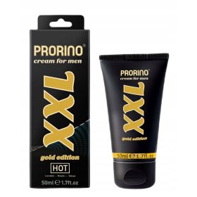   Krema PRORINO XXL Gold Edition za povečanje penisa in izboljšanje erekcije, 50 ml