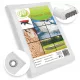 Plandeka Premium LINE, Bela, 140g, 3x6m