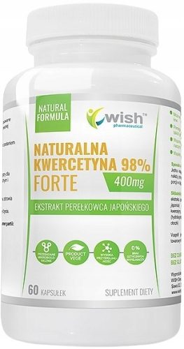Naravni Kvercetin 98% Forte, 60 kapsul - Prehransko dopolnilo brez umetnih polnil