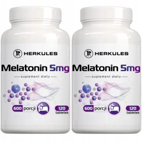   Melatonin 5mg Herkules, 120 tablet - Izboljšajte svoj spanec in regeneracijo