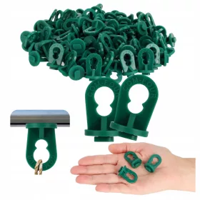  SPONKE ZA RASTLINJAKE, VISEČE SPONKE, KOMPLET 100 KOSOV