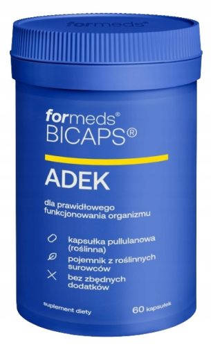 ForMeds BICAPS ADEK - Podpora za imunski sistem in zdravo kožo, oči, kosti