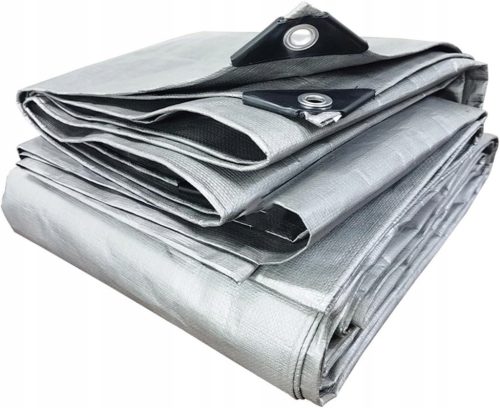 Zaščitna ponjava 4x5 m 120g/m² - Srebrna barva