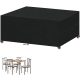  Vodoodporna in UV-zaščitna prevleka za vrtno pohištvo, črna 