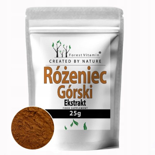 Ekstrakt Roženca Górskega v Prahu 25g – Naravna Podpora za Telo in Um
