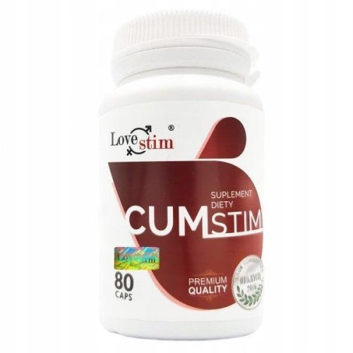 CumStim 80 kapsul - Prehransko dopolnilo za močnejši izliv in izboljšanje kakovosti sperme