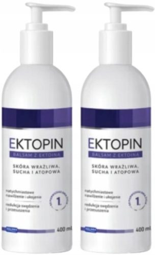 Ektopin balzam za nego občutljive kože, 2 x 400 ml