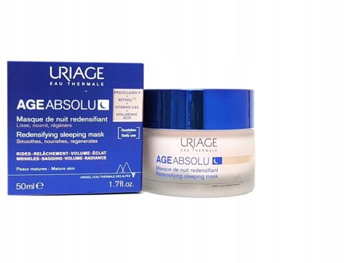 Uriage nočna proti-starostna emulzija za obraz za zrelo kožo, 50 ml