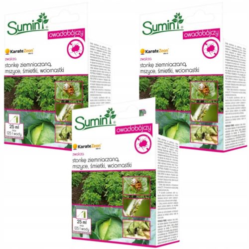 Zestaw: 3 Paketi Insekticida Sumin Karate Zeon 050 CS, 25 ml
