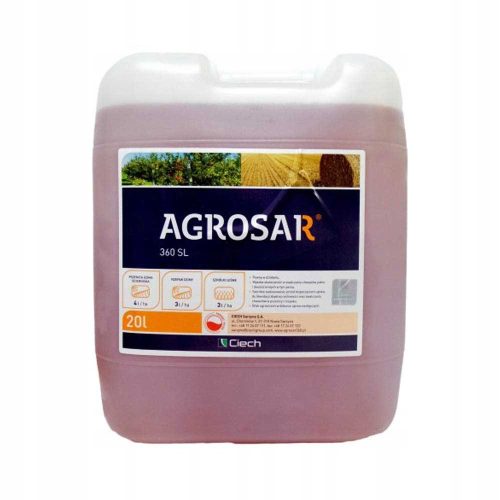 Agrosar 360 SL 20l: Učinkovit Herbicid za Celovito Zatiranje Plevela