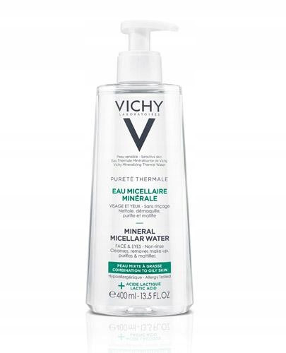 Vichy Purete Thermale Mineralni micelarni čistilni losjon 400ml za mastno in mešano kožo