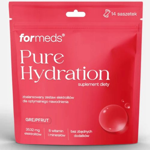 Elektroliti v prahu z okusom grenivke Formeds PURE HYDRATION – 14 porcij