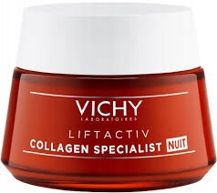 Vichy Liftactiv Collagen Specialist, nočna krema proti gubam, 50ml