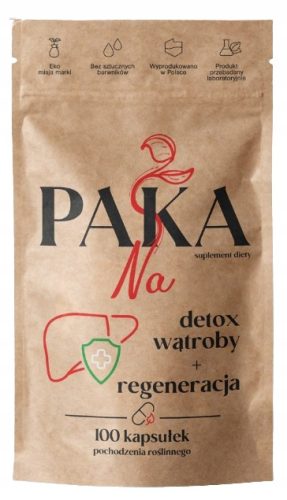 Paket za razstrupljanje in regeneracijo jeter - 100 kapsul, bogat z aktivnimi sestavinami